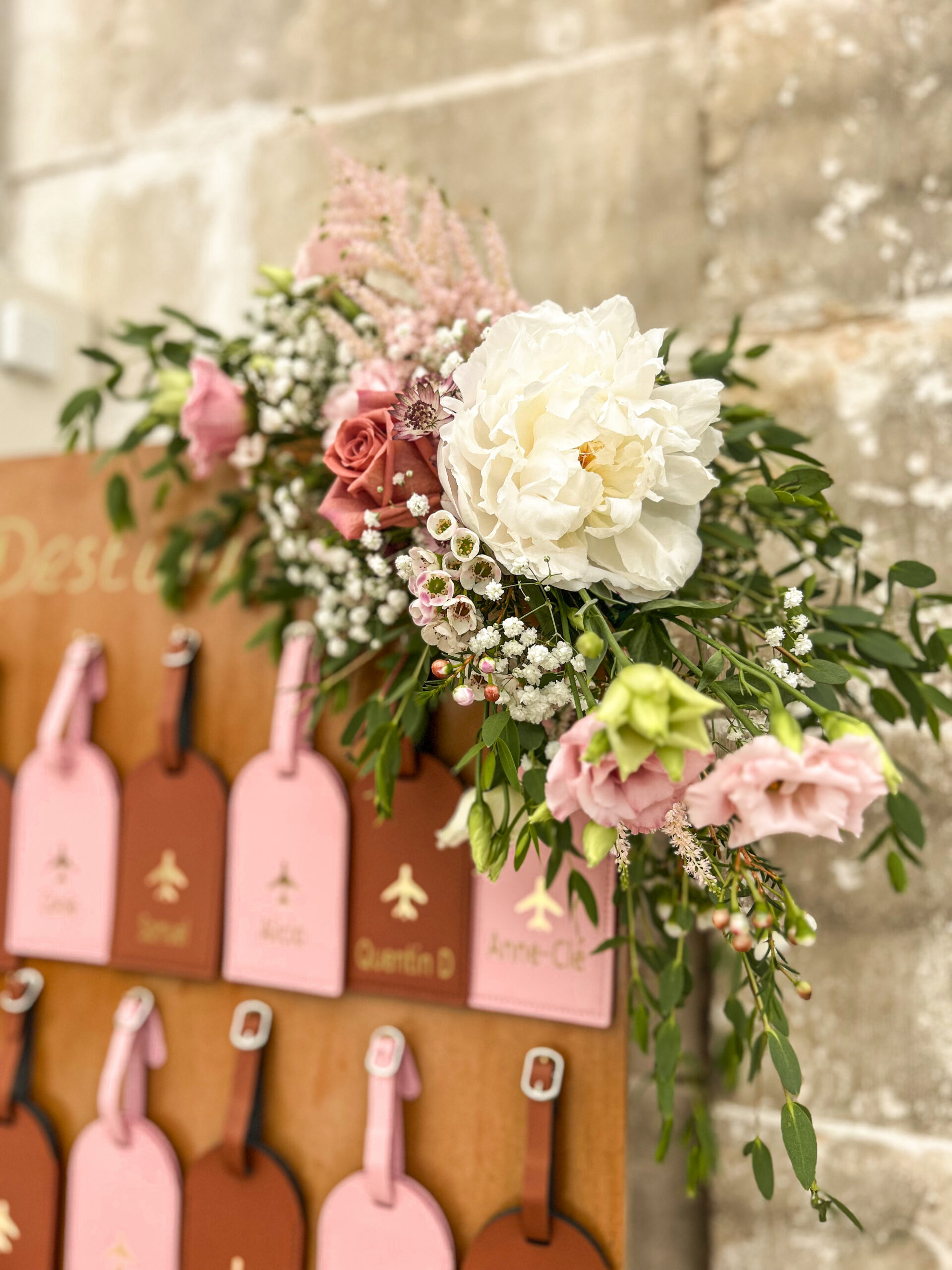 Décoration florale de mariage